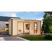 LASITA MAJA Gartenhaus »Austin«, BxHxT: 525,2 x 239,4 x 315,2 cm, (Außenmaß inkl. Dachüberstand), naturbelassen – braun LASITA MAJA Gartenhaus »Austin«, BxHxT: 525,2 x 239,4 x 315,2 cm, (Außenmaß inkl. Dachüberstand), naturbelassen – braun