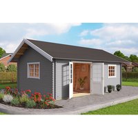 LASITA MAJA Gartenhaus »Caroline«, BxHxT: 675 x 330,6 x 489,9 cm, (Außenmaß inkl. Dachüberstand), lichtgrau LASITA MAJA Gartenhaus »Caroline«, BxHxT: 675 x 330,6 x 489,9 cm, (Außenmaß inkl. Dachüberstand), lichtgrau