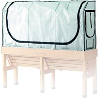VegTrug Gewächshaus-Aufsatz »VegTrug«, für Wall Hugger, LxBxH: 180 x 180 x 90 cm – transparent VegTrug Gewächshaus-Aufsatz »VegTrug«, für Wall Hugger, LxBxH: 180 x 180 x 90 cm – transparent