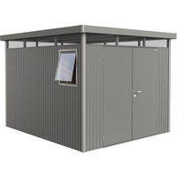BIOHORT Gerätehaus »Highline Windowedition«, Gr. H5, quarzgrau-metallic, Doppeltür BIOHORT Gerätehaus »Highline Windowedition«, Gr. H5, quarzgrau-metallic, Doppeltür