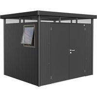 BIOHORT Gerätehaus »Highline Windowedition«, Gr. H3, quarzgrau-metallic, Doppeltür BIOHORT Gerätehaus »Highline Windowedition«, Gr. H3, quarzgrau-metallic, Doppeltür