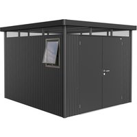 BIOHORT Gerätehaus »Highline Windowedition«, Gr. H5, dunkelgrau-metallic, Doppeltür BIOHORT Gerätehaus »Highline Windowedition«, Gr. H5, dunkelgrau-metallic, Doppeltür