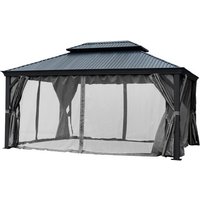 Jet-Line Pavillon »Bagdad«, BxHxT: 365 x 195 x 365 cm, Hardtop – grau Jet-Line Pavillon »Bagdad«, BxHxT: 365 x 195 x 365 cm, Hardtop – grau