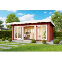 LASITA MAJA Gartenhaus »Dorset«, BxHxT: 480 x 238 x 250 cm, schwedenrot LASITA MAJA Gartenhaus »Dorset«, BxHxT: 480 x 238 x 250 cm, schwedenrot