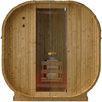 Canadian Spa Fasssauna »Canadian Spa«, Hybrid 184 x 120 x 194 cm, mit Infrarot-System & Aufguss-Ofen – braun Rabatt: 10 % Canadian Spa Fasssauna »Canadian Spa«, Hybrid 184 x 120 x 194 cm, mit Infrarot-System & Aufguss-Ofen – braun Rabatt: 10 %