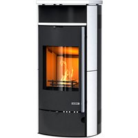 accente Kaminofen »Casablanca«, 4.0 CTS , Keramik, weiß – schwarz | weiss accente Kaminofen »Casablanca«, 4.0 CTS , Keramik, weiß – schwarz | weiss