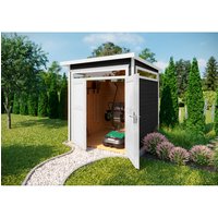 WEKA Ferienhaus »265«, Holz, BxHxT: 247 x 234 x 286 cm (Außenmaße inkl. Dachüberstand) – grau | Holz | 5,62 m² WEKA Ferienhaus »265«, Holz, BxHxT: 247 x 234 x 286 cm (Außenmaße inkl. Dachüberstand) – grau | Holz | 5,62 m²