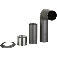 FIREFIX® Rohrbogen, Ø: 15 cm, Stärke: 2 mm, Stahl – grau (Rabatt: 19 %) FIREFIX® Rohrbogen, Ø: 15 cm, Stärke: 2 mm, Stahl – grau (Rabatt: 19 %)