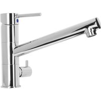 WELLWATER Spültischarmatur »ZELINA«, Hochdruck, Messing, glänzend, ⅜“ – silberfarben – Rabatt: 12 % WELLWATER Spültischarmatur »ZELINA«, Hochdruck, Messing, glänzend, ⅜“ – silberfarben – Rabatt: 12 %