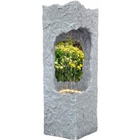 GRANIMEX Wassersäule »Corso«, granitfarben, inkl. Pumpe, Polyresin – grau GRANIMEX Wassersäule »Corso«, granitfarben, inkl. Pumpe, Polyresin – grau