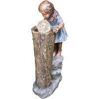 GRANIMEX Gartenbrunnen »Zhisheng«, bronzefarben, inkl. Pumpe, Polyresin – braun GRANIMEX Gartenbrunnen »Zhisheng«, bronzefarben, inkl. Pumpe, Polyresin – braun
