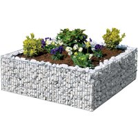 BELLISSA Hochbeet »Premium«, BxHxL: 120 x 40 x 120 cm, Stahl – silberfarben BELLISSA Hochbeet »Premium«, BxHxL: 120 x 40 x 120 cm, Stahl – silberfarben