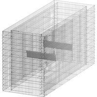 BELLISSA Hochbeet, HxL: 100 x 75 cm – silberfarben BELLISSA Hochbeet, HxL: 100 x 75 cm – silberfarben