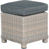 GARDEN IMPRESSIONS Dininghocker »Milwaukee«, BxHxT: 46 x 42 x 46 cm, Aluminium/Kunststoffgeflecht – grau GARDEN IMPRESSIONS Dininghocker »Milwaukee«, BxHxT: 46 x 42 x 46 cm, Aluminium/Kunststoffgeflecht – grau