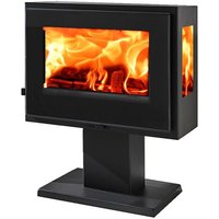 PANADERO Kaminofen »Loire Trivison«, schwarzmetallic, Stahl, 5,9 kW PANADERO Kaminofen »Loire Trivison«, schwarzmetallic, Stahl, 5,9 kW