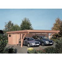 Mr. GARDENER Geräteraum »Stuttgart«, für Doppelcarport Stuttgart 2 und Stuttgart 4, braun Mr. GARDENER Geräteraum »Stuttgart«, für Doppelcarport Stuttgart 2 und Stuttgart 4, braun