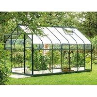 VITAVIA Gewächshaus »Dione«, 11,5 m², Aluminium/Glas, winterfest – schwarz VITAVIA Gewächshaus »Dione«, 11,5 m², Aluminium/Glas, winterfest – schwarz