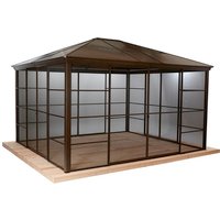 SOJAG Pavillon »Castel«, rechteckig, BxHxT: 427 x 296 x 362 cm – goldfarben SOJAG Pavillon »Castel«, rechteckig, BxHxT: 427 x 296 x 362 cm – goldfarben