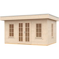 SKANHOLZ Gartenhaus »Basel 1«, BxT: 460 x 360 cm (Aufstellmaße), Flachdach – beige Rabatt: 8 % – 16.56 qm SKANHOLZ Gartenhaus »Basel 1«, BxT: 460 x 360 cm (Aufstellmaße), Flachdach – beige Rabatt: 8 % – 16.56 qm