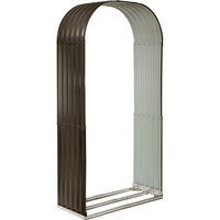 FLORAWORLD Kaminholzunterstand »Rundbogen«, BxHxL: 103 x 200 x 40 cm, anthrazit – grau (Rabatt: 19 %) FLORAWORLD Kaminholzunterstand »Rundbogen«, BxHxL: 103 x 200 x 40 cm, anthrazit – grau (Rabatt: 19 %)