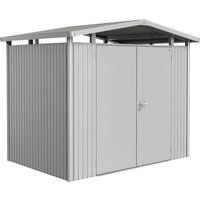 BIOHORT Gerätehaus »Panorama«, Metall, BxHxT: 273 x 227 x 198 cm (Außenmaße) – silberfarben BIOHORT Gerätehaus »Panorama«, Metall, BxHxT: 273 x 227 x 198 cm (Außenmaße) – silberfarben