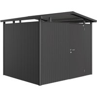 BIOHORT Gerätehaus »Panorama«, Stahl, BxHxT: 257 x 227 x 217 cm (Außenmaße inkl. Dachüberstand) – grau BIOHORT Gerätehaus »Panorama«, Stahl, BxHxT: 257 x 227 x 217 cm (Außenmaße inkl. Dachüberstand) – grau