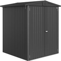 BIOHORT Gerätehaus »Europa«, Stahl, BxHxT: 172 x 196 x 156 cm (Außenmaße) – grau BIOHORT Gerätehaus »Europa«, Stahl, BxHxT: 172 x 196 x 156 cm (Außenmaße) – grau