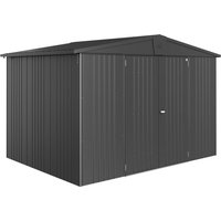 BIOHORT Gerätehaus »Europa«, Stahl, BxHxT: 316 x 209 x 228 cm (Außenmaße) – grau BIOHORT Gerätehaus »Europa«, Stahl, BxHxT: 316 x 209 x 228 cm (Außenmaße) – grau