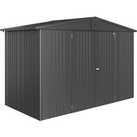 BIOHORT Gerätehaus »Europa«, Stahl, BxHxT: 316 x 209 x 156 cm (Außenmaße) – grau BIOHORT Gerätehaus »Europa«, Stahl, BxHxT: 316 x 209 x 156 cm (Außenmaße) – grau