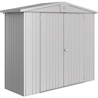 BIOHORT Gerätehaus »Europa«, Stahl, BxHxT: 244 x 203 x 84 cm (Außenmaße) – silberfarben BIOHORT Gerätehaus »Europa«, Stahl, BxHxT: 244 x 203 x 84 cm (Außenmaße) – silberfarben