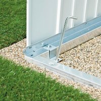 BIOHORT Bodenrahmen »Europa«, B x L: 294 x 150 cm – silberfarben BIOHORT Bodenrahmen »Europa«, B x L: 294 x 150 cm – silberfarben