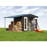 BIOHORT Seitendach »Europa«, Stahlblech/Edelstahl – grau Rabatt: 12 % BIOHORT Seitendach »Europa«, Stahlblech/Edelstahl – grau Rabatt: 12 %