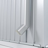 BIOHORT Regenfallrohr »Europa«, Stahlblech, B x H: 3,9 x 170 cm – silberfarben BIOHORT Regenfallrohr »Europa«, Stahlblech, B x H: 3,9 x 170 cm – silberfarben