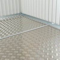 BIOHORT Bodenplatte »Europa«, BxT: 285,5 x 213,5 cm – silberfarben BIOHORT Bodenplatte »Europa«, BxT: 285,5 x 213,5 cm – silberfarben