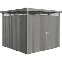 BIOHORT Gerätehaus »HighLine«, Stahl, BxHxT: 275 x 222 x 275 cm (Außenmaße) – grau BIOHORT Gerätehaus »HighLine«, Stahl, BxHxT: 275 x 222 x 275 cm (Außenmaße) – grau