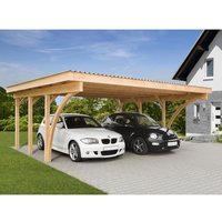 Mr. GARDENER Doppelcarport »Stuttgart 1«, Außenmaß BxT: 602 x 508 cm, braun, Holzart: Douglasie Mr. GARDENER Doppelcarport »Stuttgart 1«, Außenmaß BxT: 602 x 508 cm, braun, Holzart: Douglasie