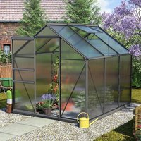 VITAVIA Gewächshaus »Calypso«, 4,4 m², Kunststoff/Aluminium, winterfest – grau VITAVIA Gewächshaus »Calypso«, 4,4 m², Kunststoff/Aluminium, winterfest – grau