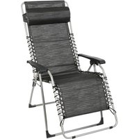 SUNGÖRL Relaxliege »Oasi Superior XL«, Alu/Textil/Kunststoff/Stahl, Stufenlos verstellbar/Klappfunktion – grau SUNGÖRL Relaxliege »Oasi Superior XL«, Alu/Textil/Kunststoff/Stahl, Stufenlos verstellbar/Klappfunktion – grau
