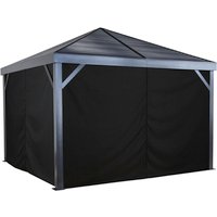 SOJAG Seitenteile »South Beach«, Breite: 363 cm, Polyester, dunkelgrau SOJAG Seitenteile »South Beach«, Breite: 363 cm, Polyester, dunkelgrau