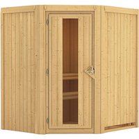 KARIBU Sauna »Narva«, für 3 Personen, ohne Ofen – beige KARIBU Sauna »Narva«, für 3 Personen, ohne Ofen – beige