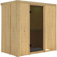KARIBU Sauna »Pärnu«, für 2 Personen, ohne Ofen – beige KARIBU Sauna »Pärnu«, für 2 Personen, ohne Ofen – beige