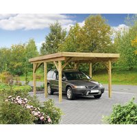 Mr. GARDENER Einzelcarport »Bremen 1«, Außenmaß BxT: 340 x 510 cm, braun, Holzart: Kiefer Mr. GARDENER Einzelcarport »Bremen 1«, Außenmaß BxT: 340 x 510 cm, braun, Holzart: Kiefer