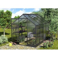 VITAVIA Gewächshaus »Apollo«, 5 m², Kunststoff/Aluminium, winterfest – grau VITAVIA Gewächshaus »Apollo«, 5 m², Kunststoff/Aluminium, winterfest – grau