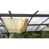 FLORACORD Sonnensegel, rechteckig, 380 x 88 cm – weiss FLORACORD Sonnensegel, rechteckig, 380 x 88 cm – weiss