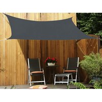 FLORACORD Vierecksonnensegel, 300 x 400 cm – schwarz FLORACORD Vierecksonnensegel, 300 x 400 cm – schwarz