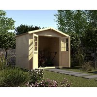 WEKA Gartenhaus »218 Gr. 2 wekaLine«, Holz, BxHxT: 301 x 234 x 205 cm (Außenmaße) – beige WEKA Gartenhaus »218 Gr. 2 wekaLine«, Holz, BxHxT: 301 x 234 x 205 cm (Außenmaße) – beige