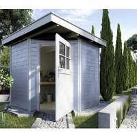 WEKA Ferienhaus »229 Gr.1«, Holz, BxHxT: 244 x 217 x 205 cm (Außenmaße inkl. Dachüberstand) – grau | Holz | 4,29 m² WEKA Ferienhaus »229 Gr.1«, Holz, BxHxT: 244 x 217 x 205 cm (Außenmaße inkl. Dachüberstand) – grau | Holz | 4,29 m²
