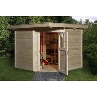 WEKA Ferienhaus »229 Gr.2«, Holz, BxHxT: 270 x 217 x 235 cm (Außenmaße inkl. Dachüberstand) – beige | Holz | 5,62 m² WEKA Ferienhaus »229 Gr.2«, Holz, BxHxT: 270 x 217 x 235 cm (Außenmaße inkl. Dachüberstand) – beige | Holz | 5,62 m²