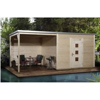 WEKA Gartenhaus »413 B Gr.2«, Holz, BxHxT: 610 x 244 x 300 cm (Außenmaße inkl. Dachüberstand) – beige Rabatt: 6 % WEKA Gartenhaus »413 B Gr.2«, Holz, BxHxT: 610 x 244 x 300 cm (Außenmaße inkl. Dachüberstand) – beige Rabatt: 6 %