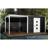 WEKA Gartenhaus »413 B Gr.2«, Holz, BxHxT: 610 x 244 x 300 cm (Außenmaße inkl. Dachüberstand) - grau |  Holz  |  17,88 m² WEKA Gartenhaus »413 B Gr.2«, Holz, BxHxT: 610 x 244 x 300 cm (Außenmaße inkl. Dachüberstand) - grau |  Holz  |  17,88 m²